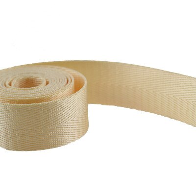 Streifen V bilden 5Meter 20mm Nylon Gurtband Bänder Hund Kragen Rucksack Tornister Gurt Gürtel Band Bindung DIY NäHenne zubehör: Beige