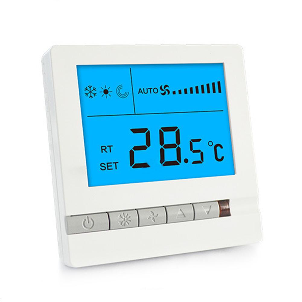 WiFi Smart Thermostat Plate Three Speed Switch Temperature Controller for Central Air Conditioning