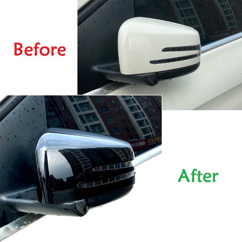Para Mercedes Benz a B CLA GLA C E clase W176 C117 X156 W204 W212 negro brillante ABS espejo retrovisor lateral cubierta embellecedora