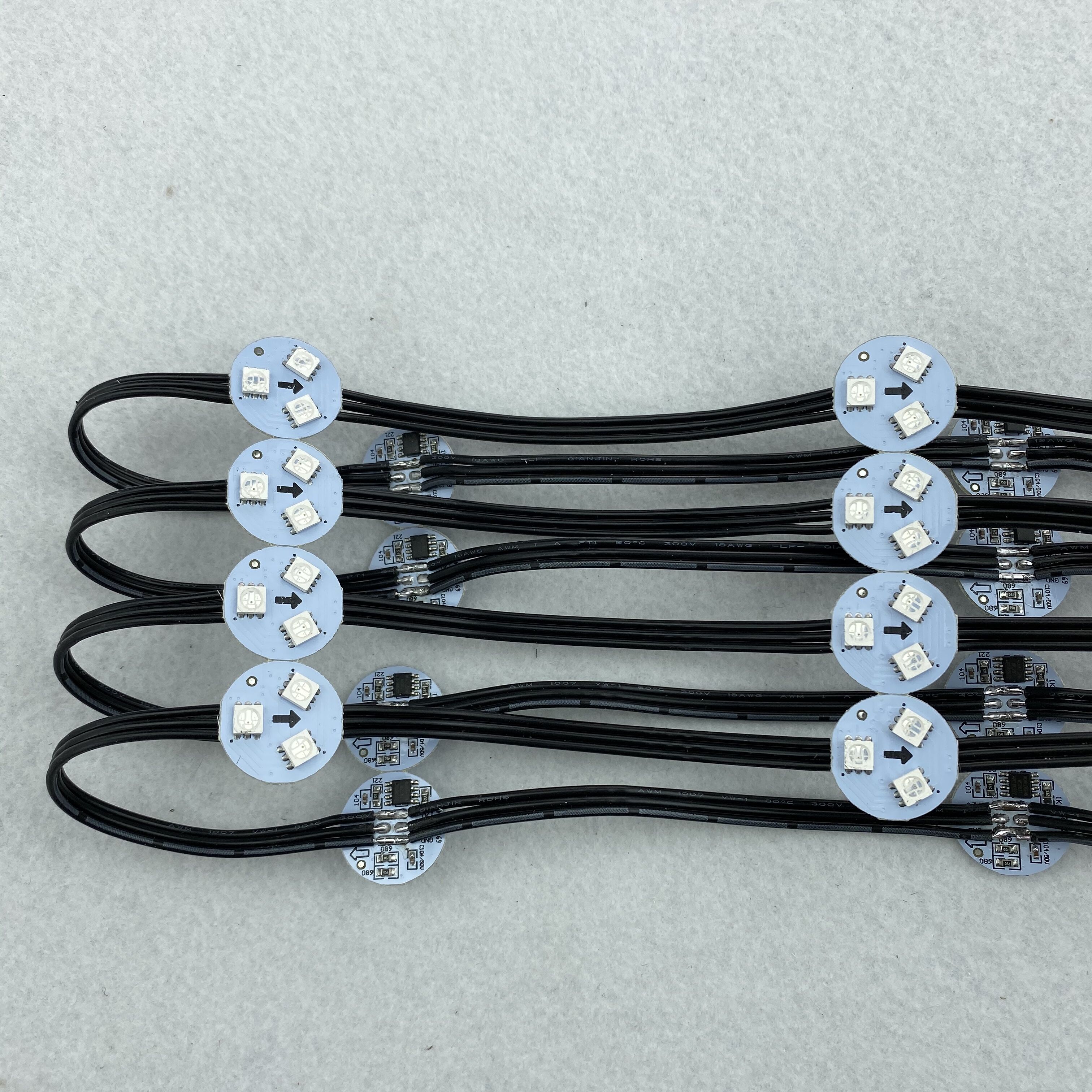 20pcs/set 22mm PCBA(3 LEDs)WS2811 addressable pixe... – Grandado