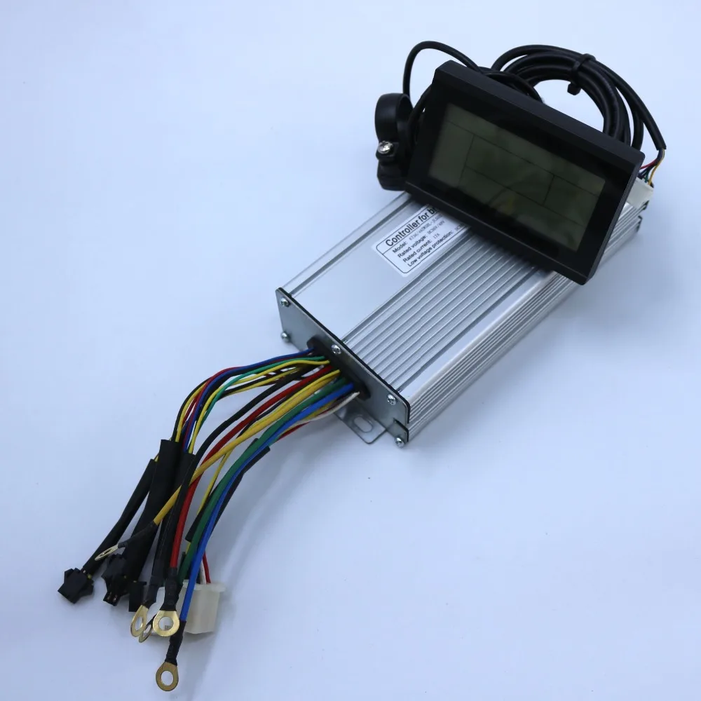 800W-1000W 35Amax 48V Borstelloze DC Motor Controller Ebike Controller + KT-LCD3 Display Een Set