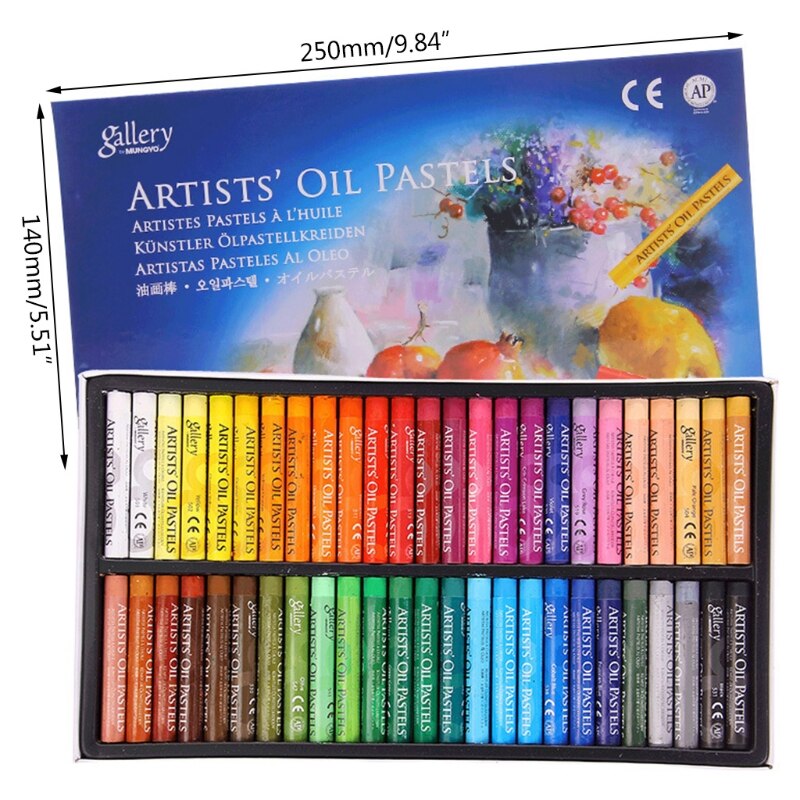 48 Kleuren Olie Pastel Artiest Student Graffiti Zachte Pastel Schilderij Tekening Pen School Briefpapier