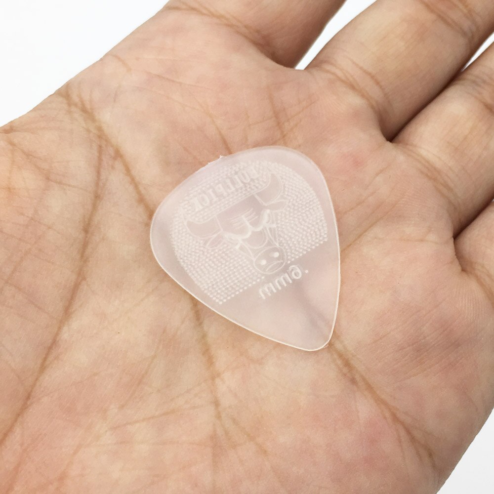 12pcs Bull Head 0.6mm 0.73mm Guitar Pick Super Durable Nylon Non-slip Mediator Acoustic Electric Guitarra Strings Strum