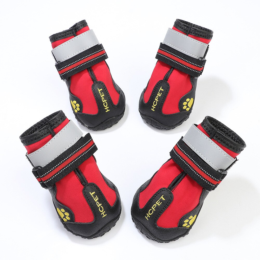 Schoen Voor Hond Vier Seizoenen Puppy Schoenen Niet Schoenen Zachte Bodem Reflecterende Ademend Non-Slip Schoenen Huisdier