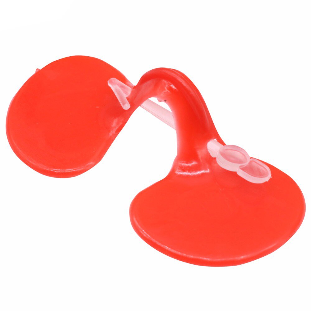 50 Pcs Chicken Glasses Red Plastic Material No. Perforated Anti-pecking Chickens Chicken Supplies Equipment Goggles