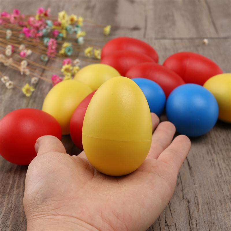 12 st äggmaracas hållbart äggmaracas slagverk äggskakare för utomhusbruk
