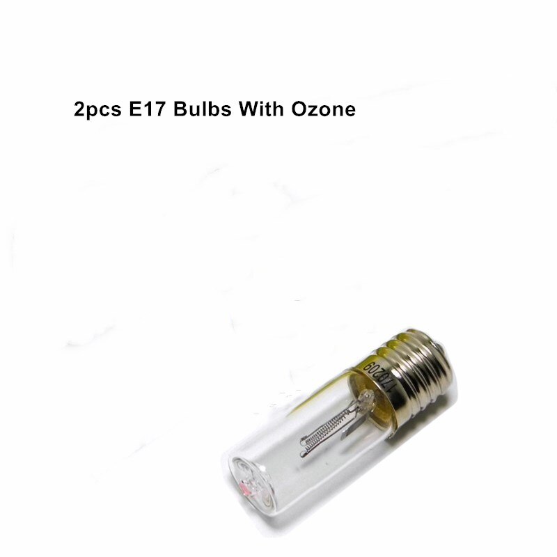 Chaude 3 pièces/2 pièces ensemble 3W UV ampoule lumière E17 support de lampe démarrage condensateur noir ampoule UV stérilisation lampe avec Kit de bricolage à l'ozone