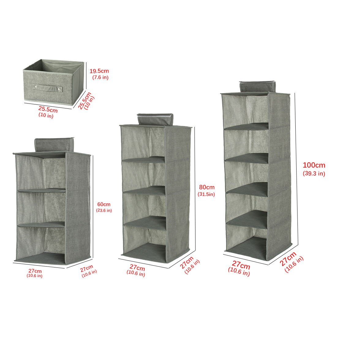 1PCS Wardrobe Hanging Storage Bag Interlayer Drawer Clothes Hangers Holder Portable Organizer Hanging Closet Organizer