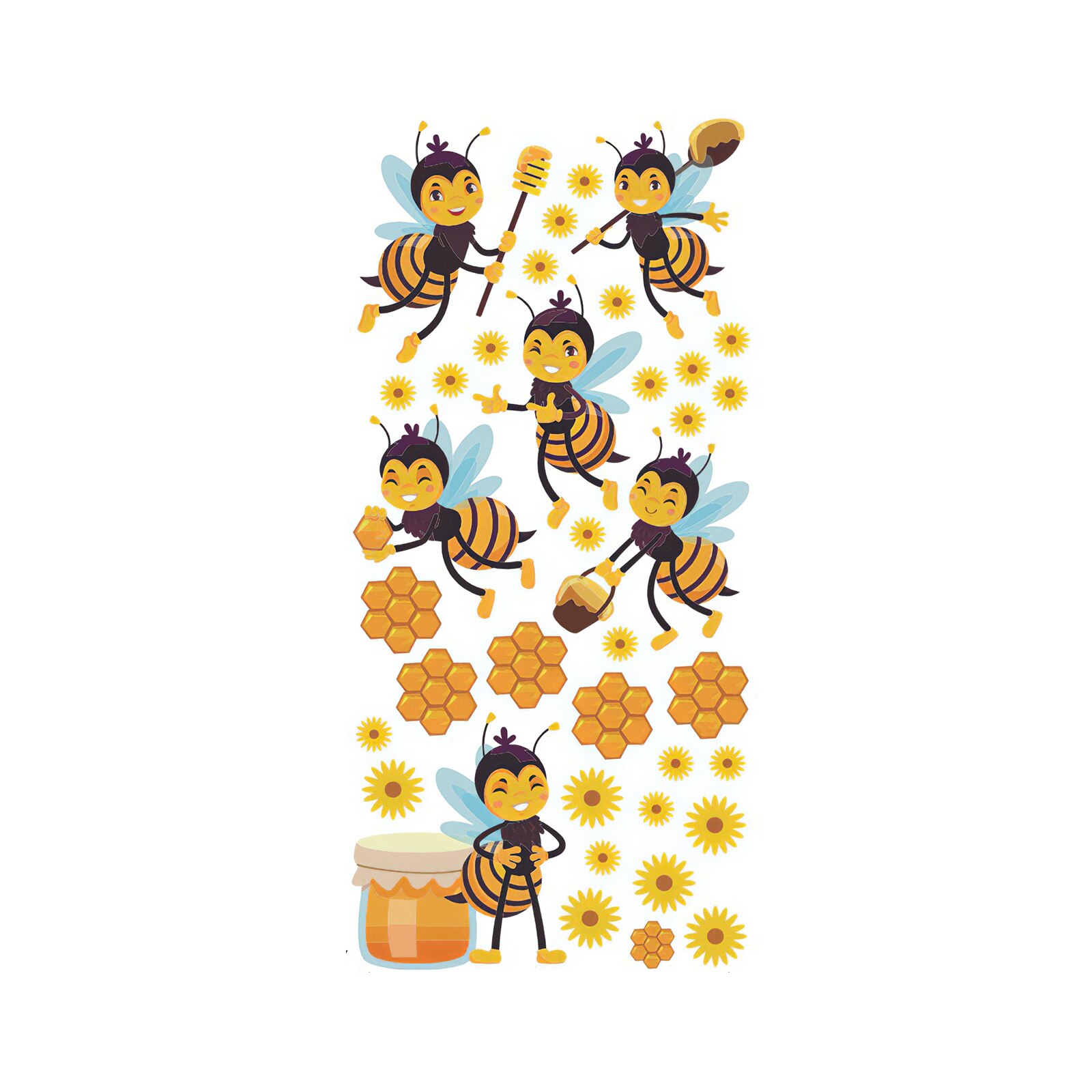 Waterdichte 3D Zonnebloem Auto Sticker Vinyl Pvc Sticker Voor Huis Kamer Muur Raam Deur Koelkast Keuken Home Decor: B