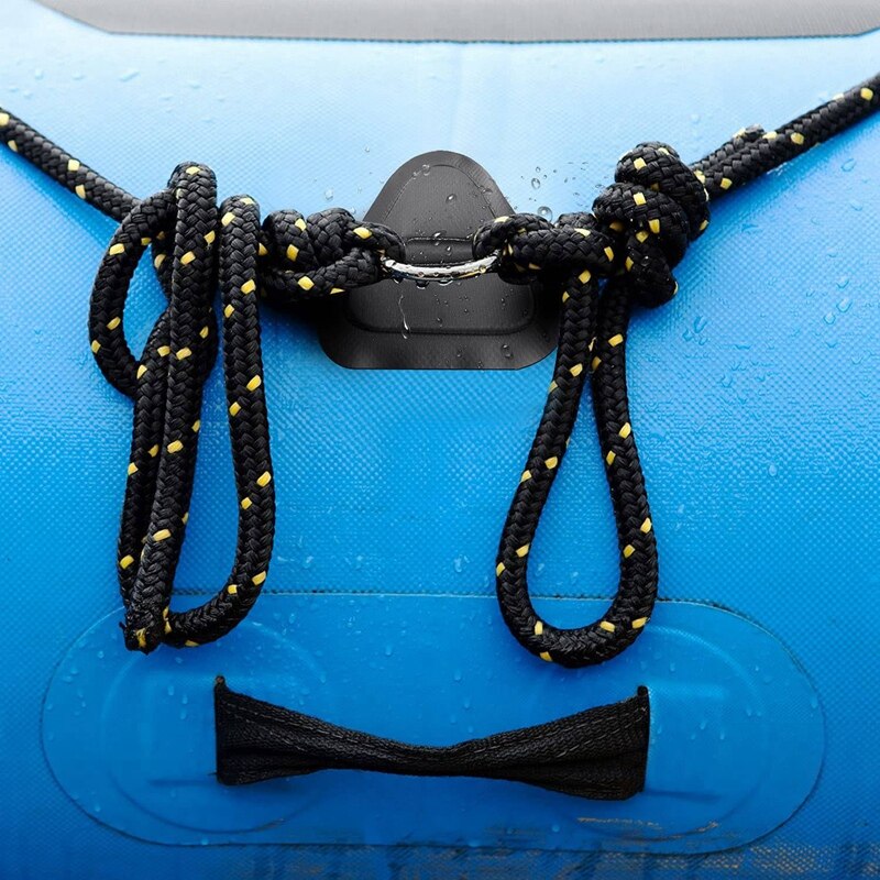 JHD-6Pack d-ring remendo para barco inflável caiaque dinghy sups d-ring pvc remendo canoa rafting acessórios