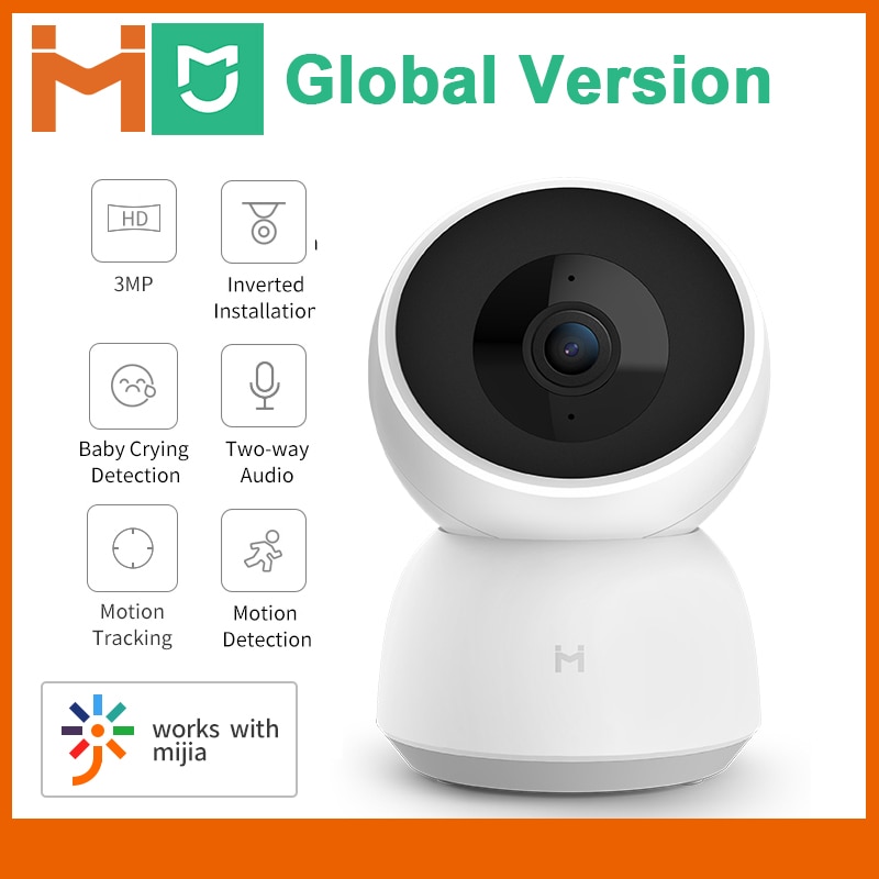 Version mondiale IMILAB caméra IP A1 Smart WiFi caméra de vidéosurveillance de sécurité HD 1296P bébé moniteur de sécurité H.265 pour l'application Mijia