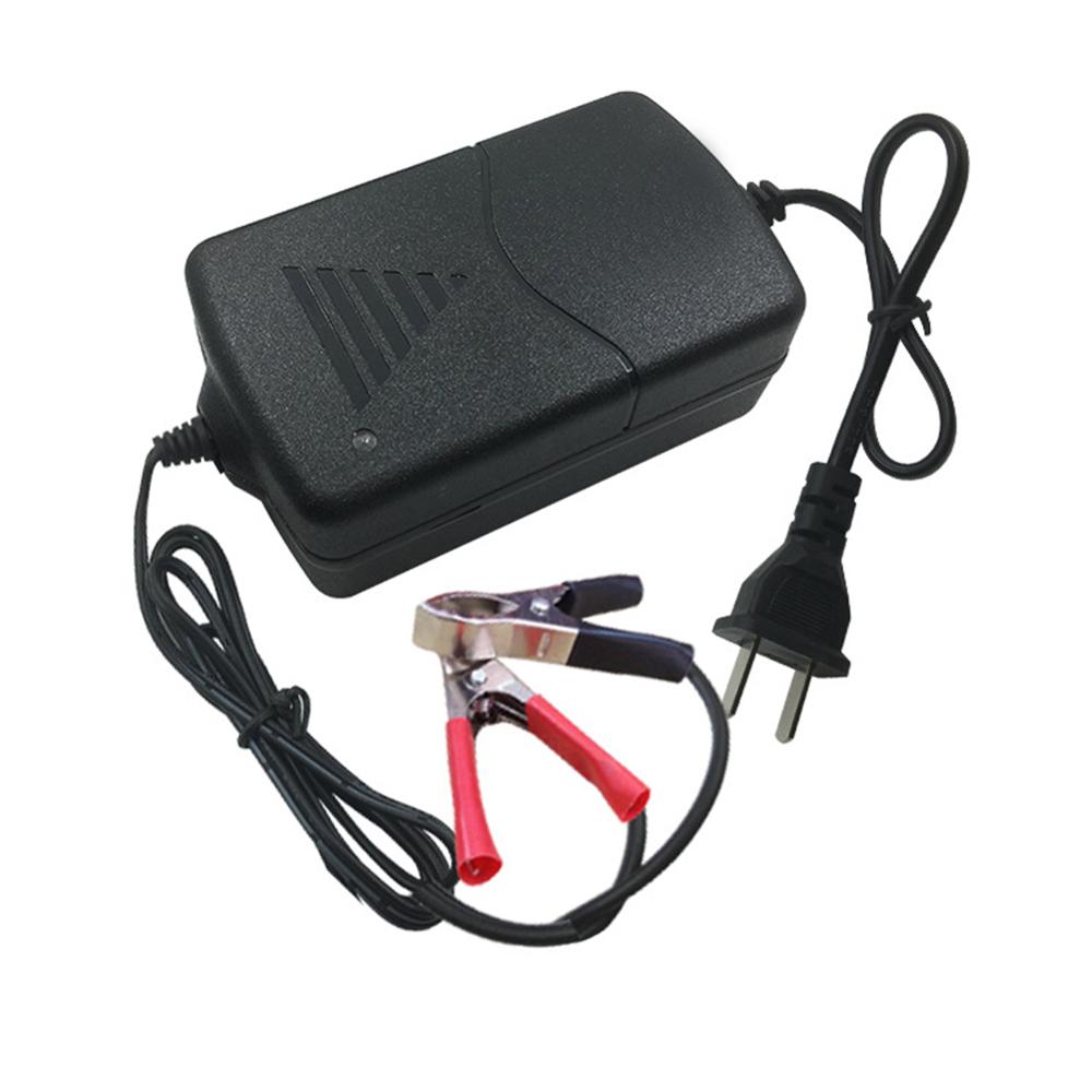 12V 1A Universal Portable Car Truck Motorcycle Alligators Clip Battery Charger
