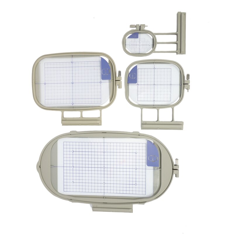 4Pcs Sewing Machine Embroidery Hoop for Brother Innovis 1500 1500D 2500D 4000D 6000D(SA437,SA438,SA439,SA441)