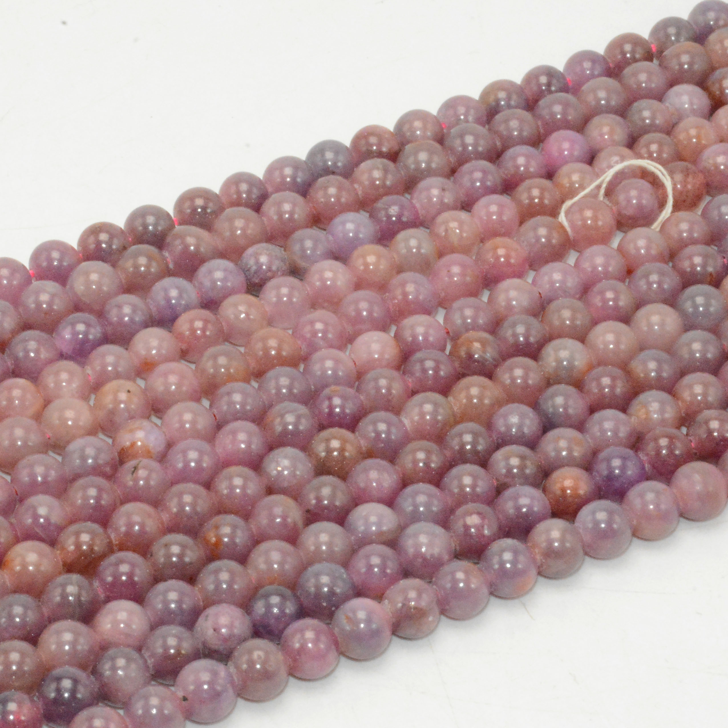 Natural Precious Stone Ruby Loose Round Beads 6.5mm-6.8mm