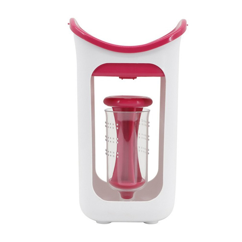 Fruit Squeeze Station Baby Verse Vruchtensap Voedsel Maker Pouch Puree Knijper Sap Dispenser Babyvoeding Knijper: red