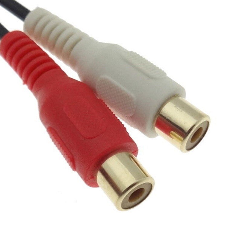 Biurlink for Kenwood Stereo 13Pin AUX Port Audio input Cable RCA Port