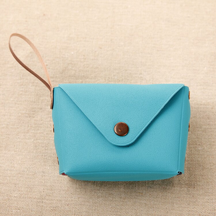 Cute Pocket Coin Bag Candy Color Coin Purse Jelly Wallet Pouch Holder Women's Hand Change Purse Waterproof Pouch BAG Transparent: color 2