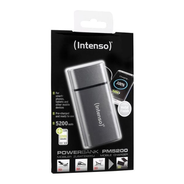 Power Bank INTENSO 7323524 5200 mAh grigio