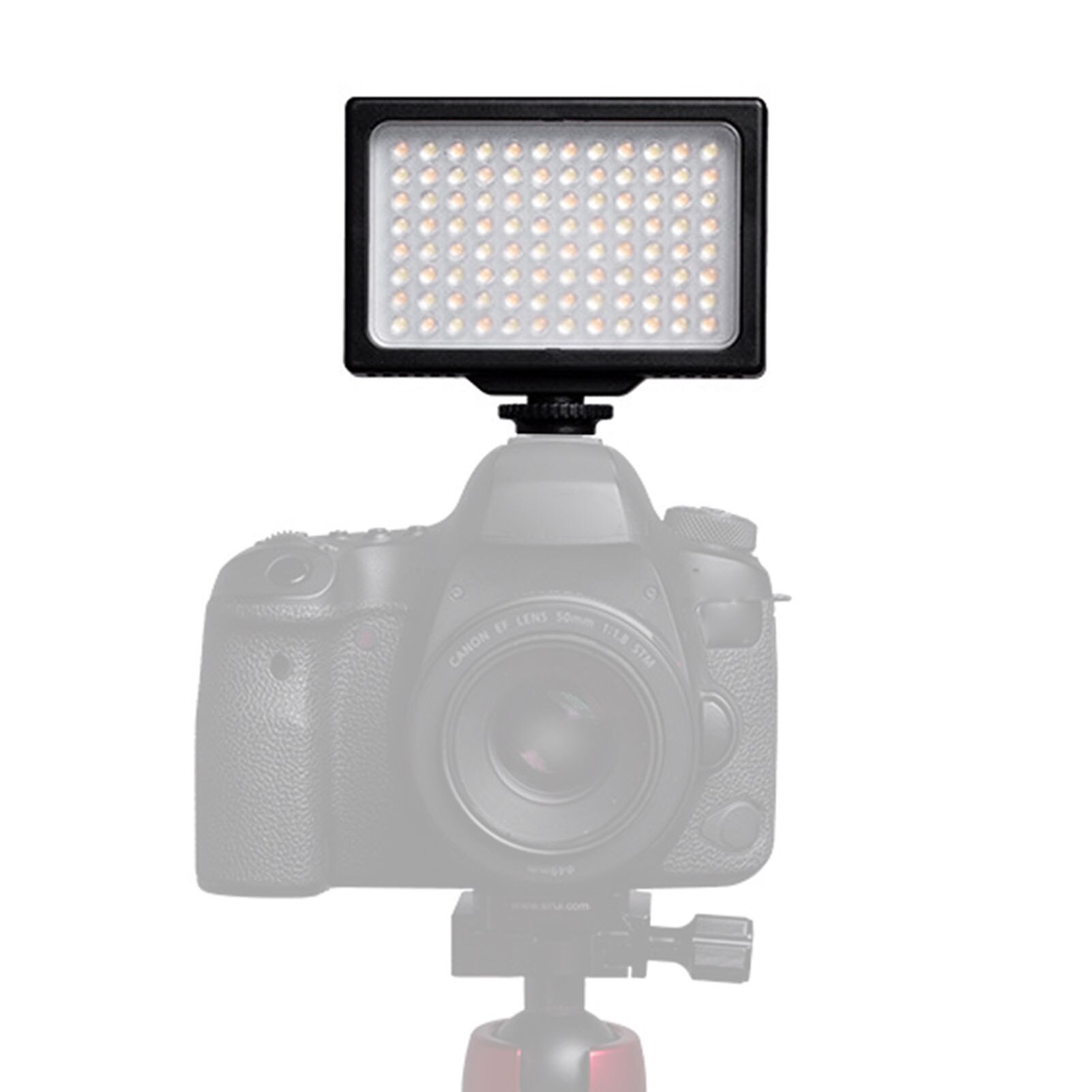Led Video Light 3200K-5600K Dimbare Led Panel Draagbare Fotografie Vulling Licht Met Shoe Adapter En 1/4 Inch Schroefgat