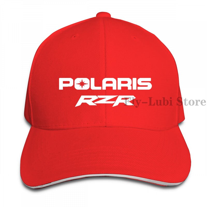 Polaris Rzr Utv 2 Baseball cap men women Trucker Hats adjustable cap: 1-Red