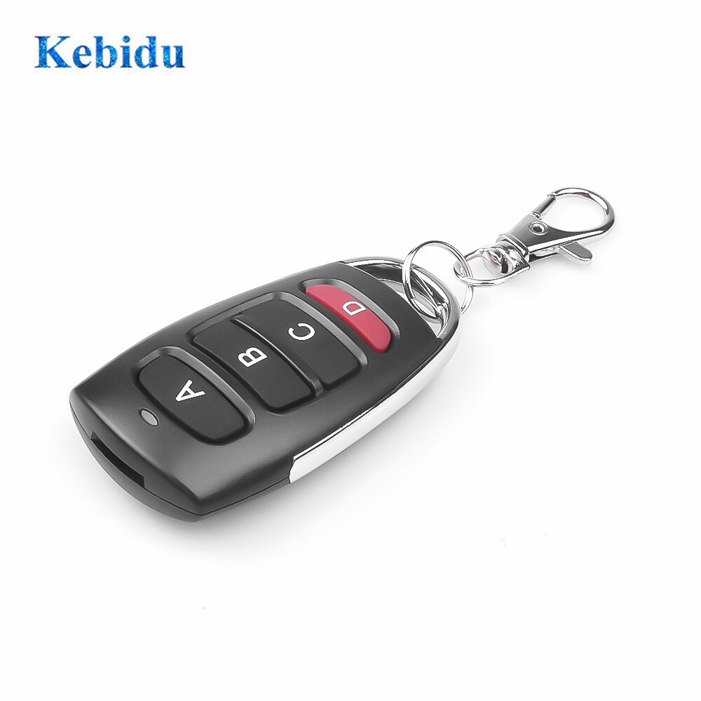 Kebidu 433Mhz Auto clonación a Control remoto puerta para Control remoto para puerta de garaje clave duplicadora portátil