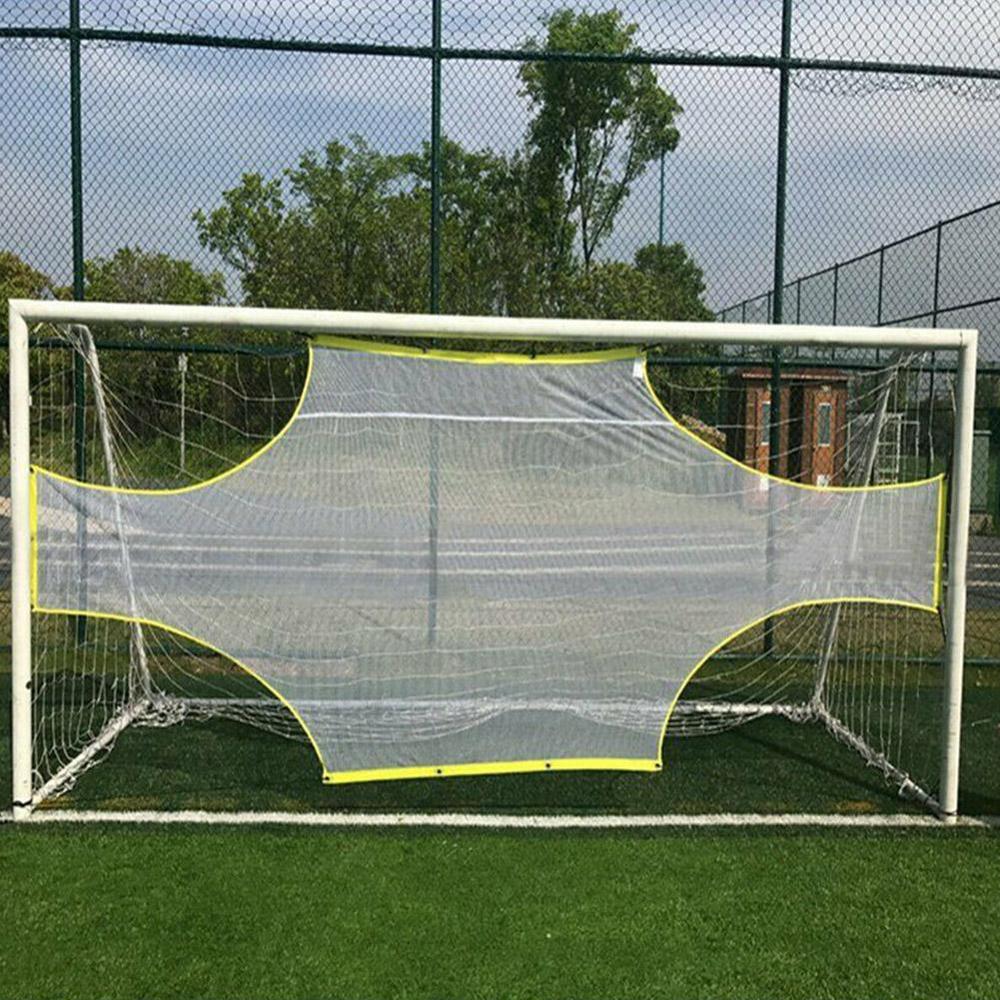 Outdoor Pro Precision Training Football Soccer Target Trainer Adjustable Practice Ball Net Belt Goal Football Shot Prac J4N4