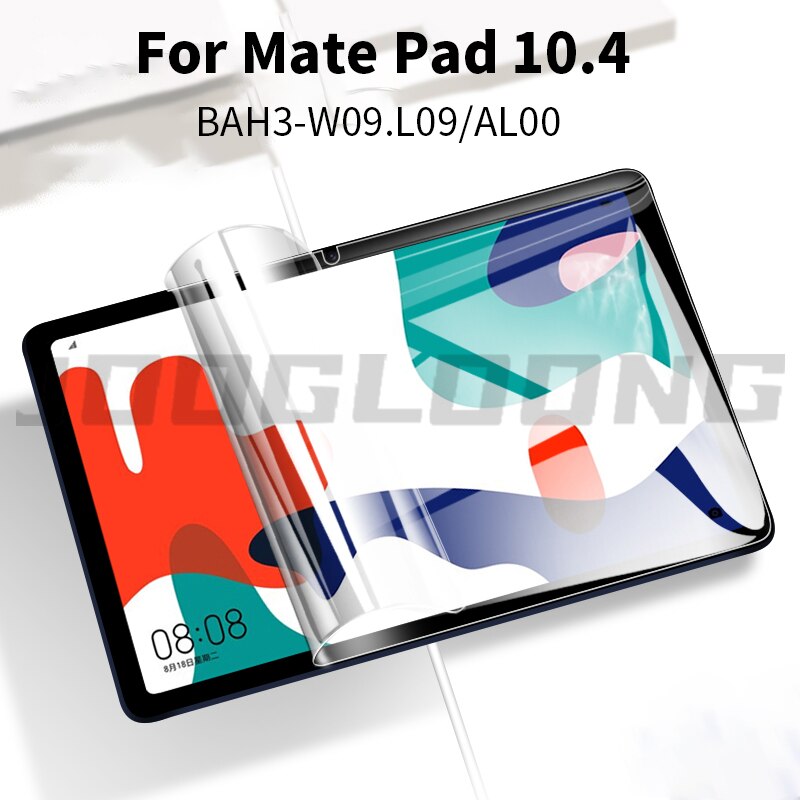 Película de hidrogel para Mate Pad Pro 10,8, Protector de pantalla de tableta de 10,4 pulgadas para Huawei MatePad M6 V6 8,4, película protectora trasera de TPU suave: MATE Pad 10.4