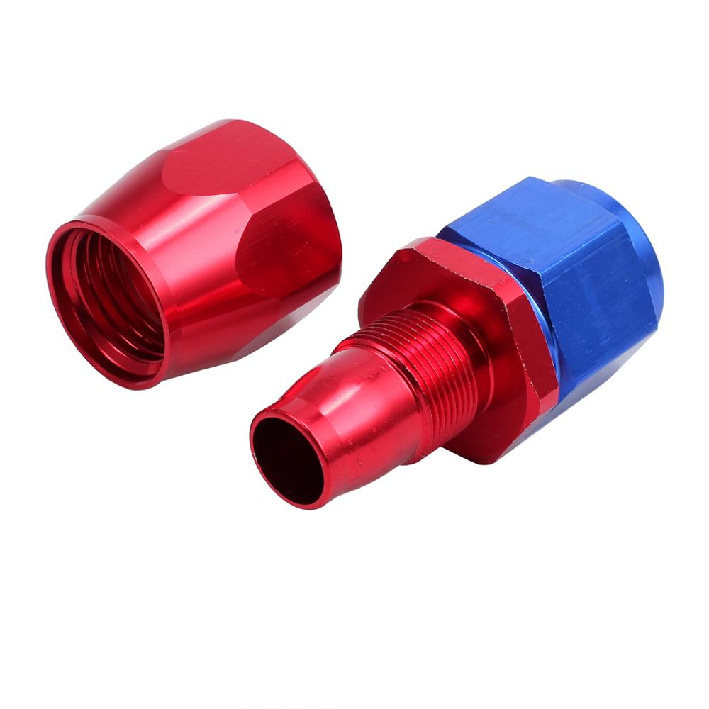 AUTOUTLET 2PCS for AN -10 (AN10 AN 10) STRAIGHT for Fast Flow Hose Fitting Fast Flow Oil Fuel Hose Fitting Adaptor