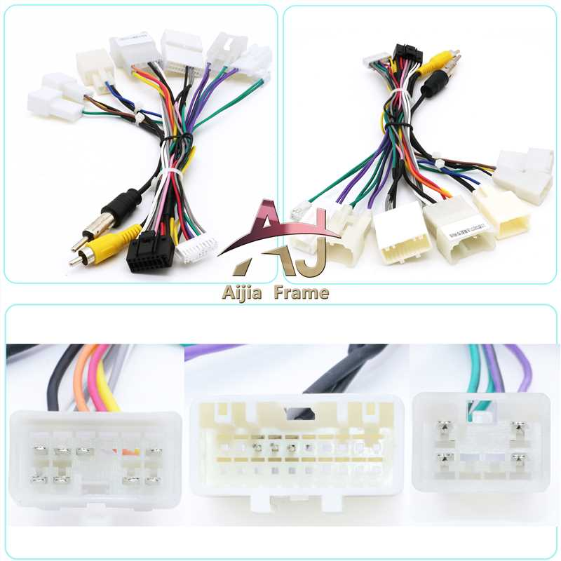 Canbus box Adaptor Decoder For Toyota RAV4 Camry With 16Pin Power Wiring Harness Cable Android Car Radio Stereo: Red