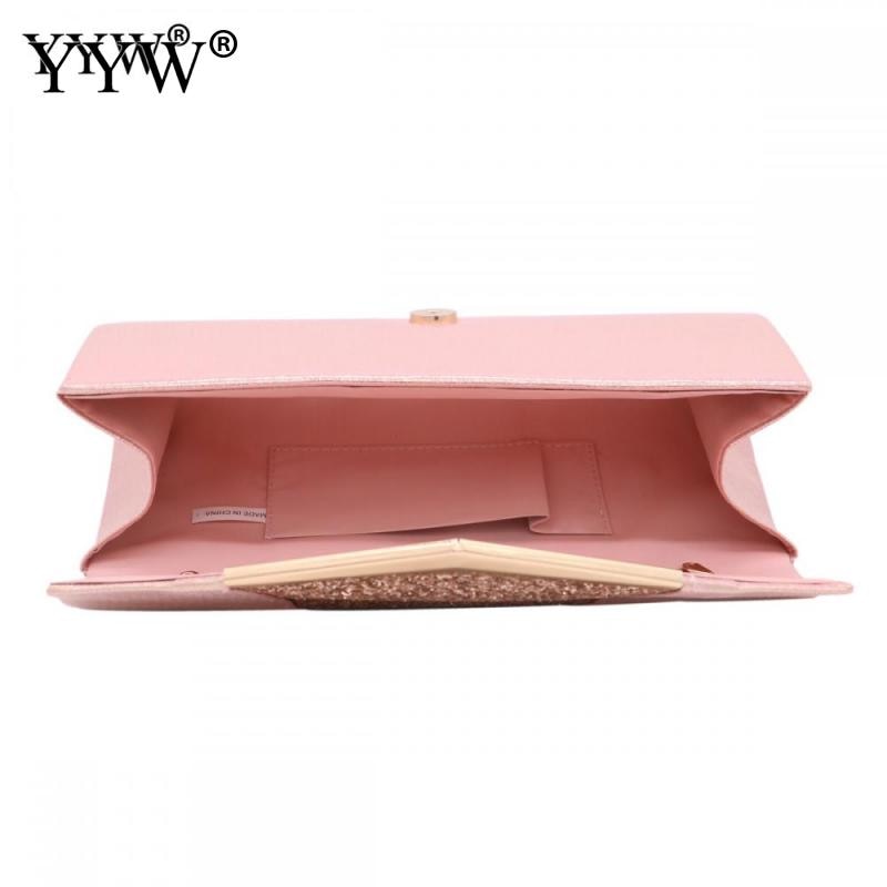 Crystal Sequin Evening Clutch Bags For Women 2022 Party Wedding Clutches Purse Female Pink Silver Wallets Bag Women Prom