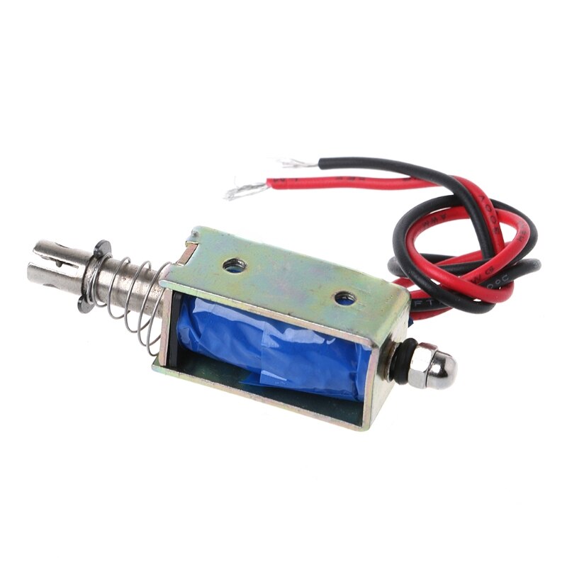 1PC JF-0530B DC 6V 12V Magnetic Push-Pull Type Frame DC Solenoid Electromagnet