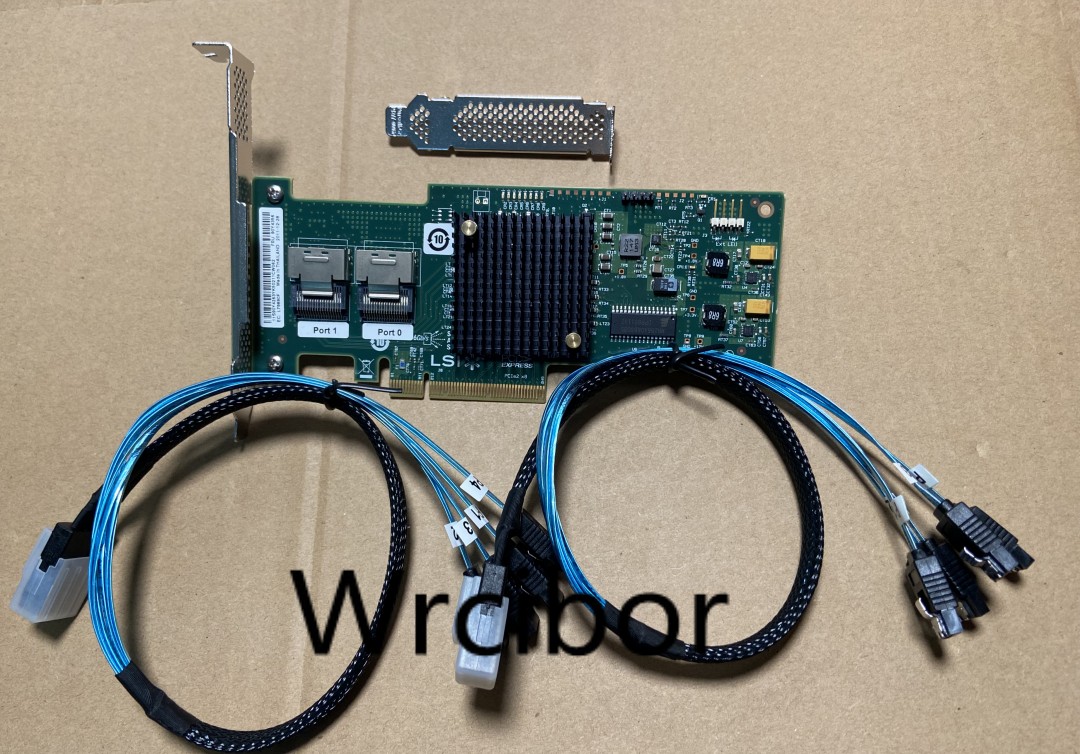 Lsi 9200-8i /  ibm  m1015 it- modus 6 gbps sas hba = 9211-8i fw  p20 zfs freenas unraid  + 2*  sata-kabel