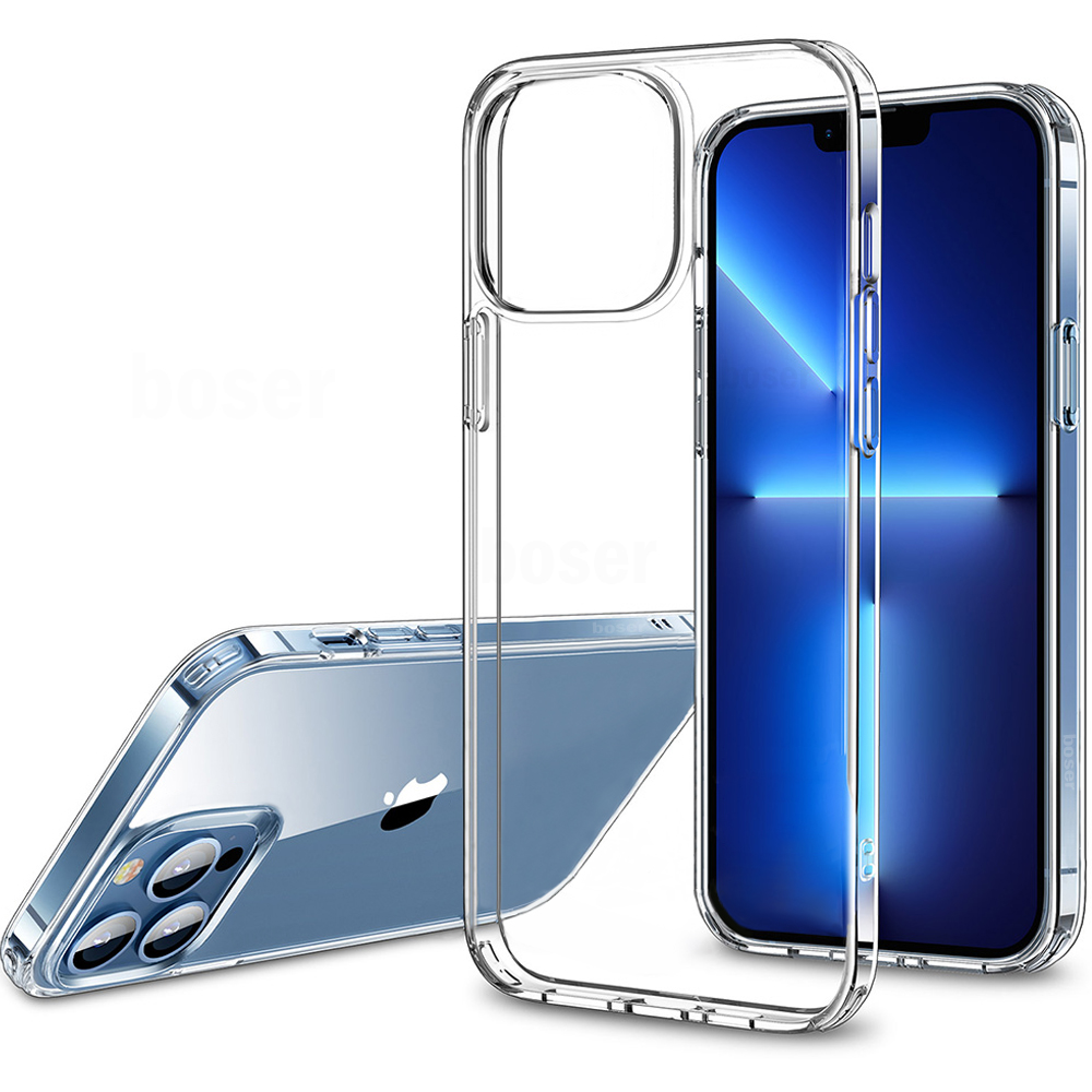 Coque de téléphone souple en silicone transparent pour iPhone, coque transparente pour iPhone 14 Pro Max, 5, 6, 6s, 7, 8, X, XS Max, 11, 12, 13, 14 Plus, SE