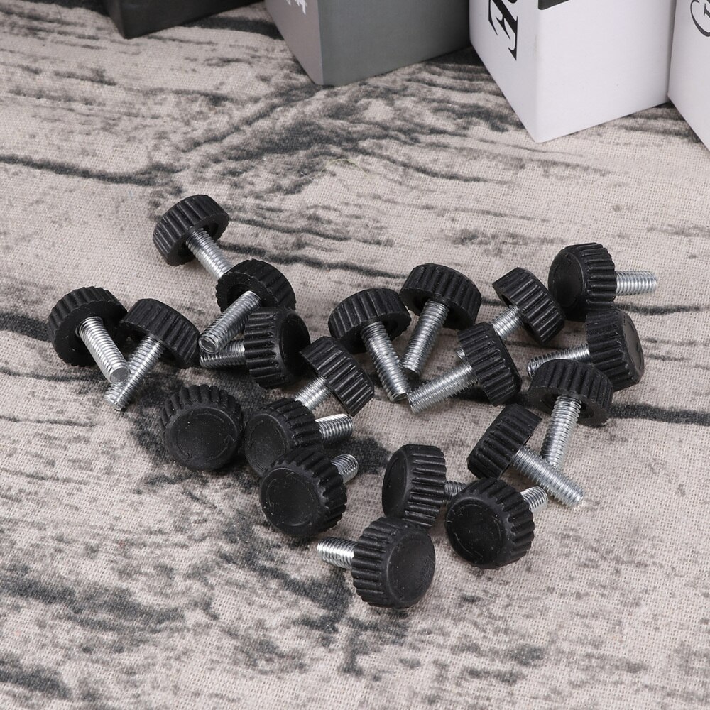 20Pcs Stelpoot M6 Size Praktische Iron Verstelbare Stelpoot Sofa Been Slide Pad Voor Meubels