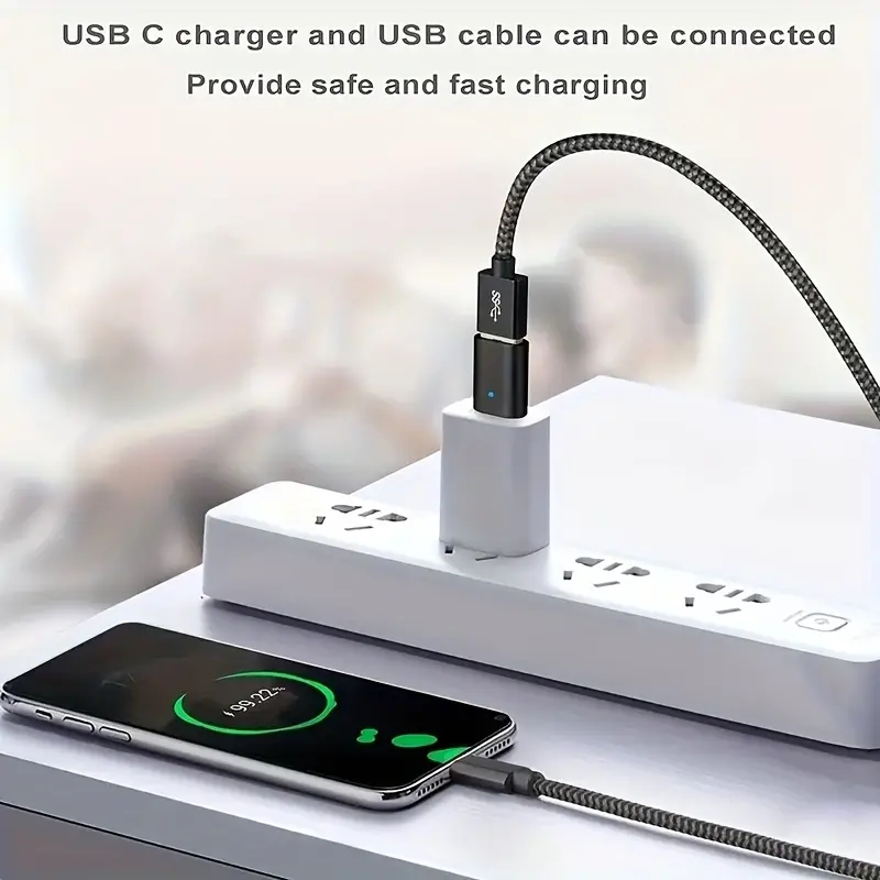 Adapter LED USB 3.0 na USB typu C OTG na USB typu C USB-A na złącze żeńskie Micro USB typu C do adapterów Samsung Xiaomi POCO