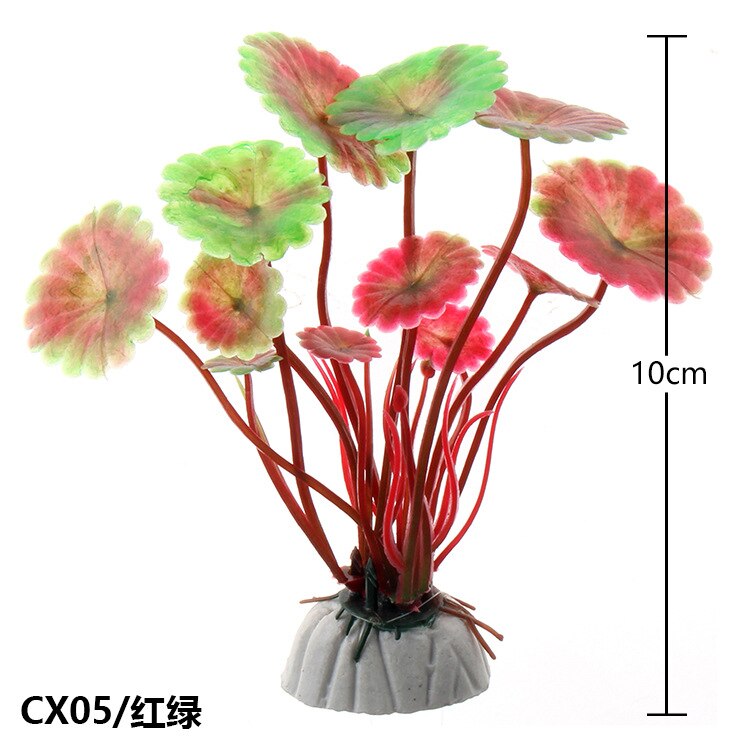 10Pcs Kunstplanten Aquarium Decor Water Onkruid Ornament Plant Aquarium Aquarium Gras 10-12Cm Decoratie: 10