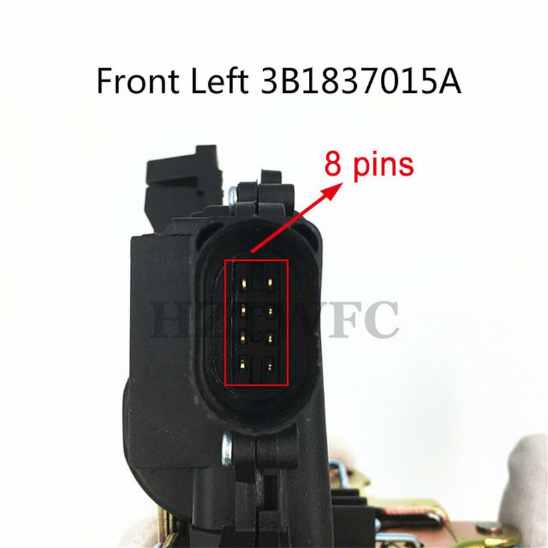 Atuador de fechadura de porta para vw passat, b5, golf, mk4, bora, seat, arosa, hatchback, leon, hatchback, toledo ii, salão para skoda octavia