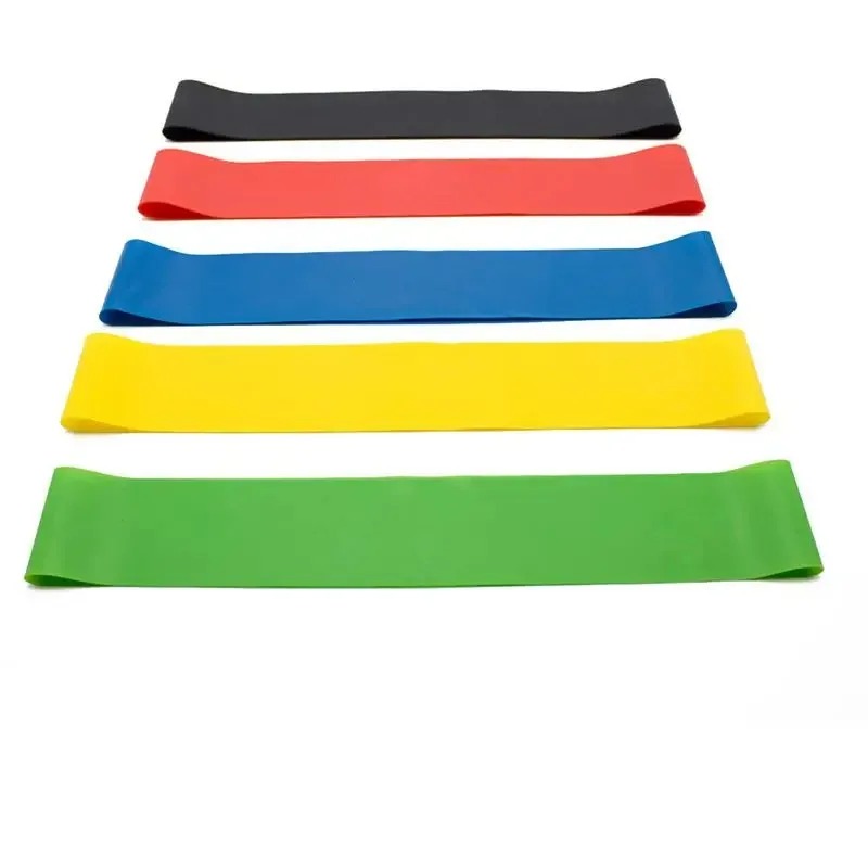Équipement d'entraînement de Fitness Portable, bandes de résistance en caoutchouc, Yoga, gymnastique, gomme élastique, force, Pilates, Crossfit, sport de poids pour femmes: jaune clair