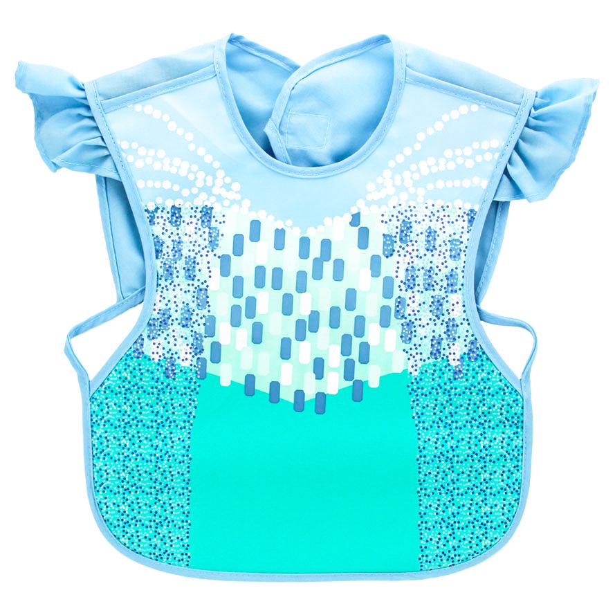 Baby Meal Pocket Waterproof Sleeveless Soft Plastic Baby Bib Meal Overcoat Reverse Dressing: P7