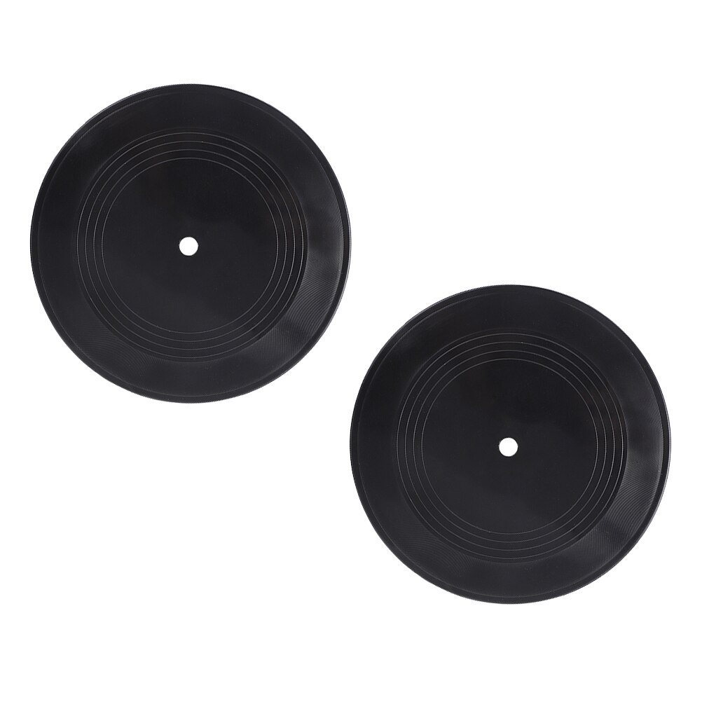 2 stück wandornamente aus vinyl, dekorative schallplatten, inneneinrichtung