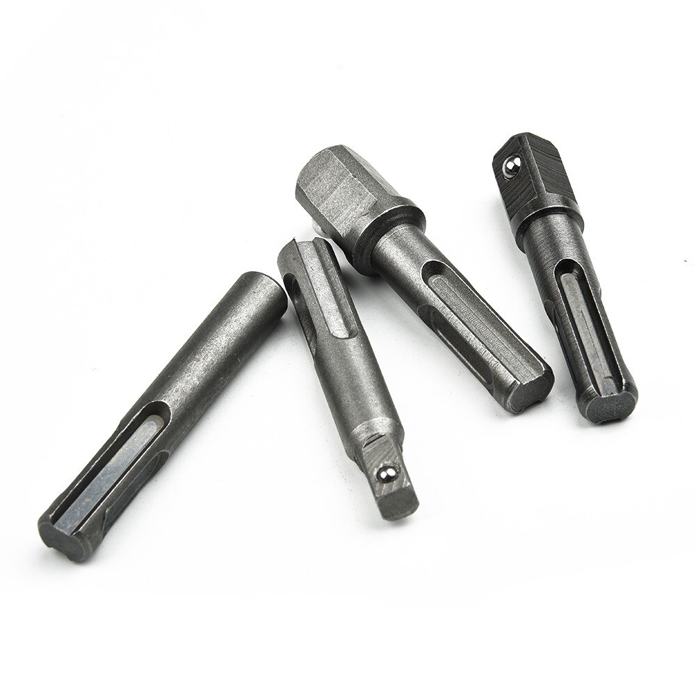 4 Pcs Sds Plus Boorhamer Adapter Elektrische Impact Driver Socket Hex Universele Bit Chuck Voor Power Tools Accessoires