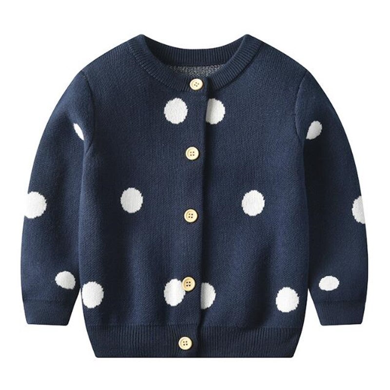 Kinderen Truien Herfst Winter Koreaanse Versie Kinderen Katoenen Jassen Voor Kinderen Gebreide Vesten 1-5 Jaar: Royal blue / 18m
