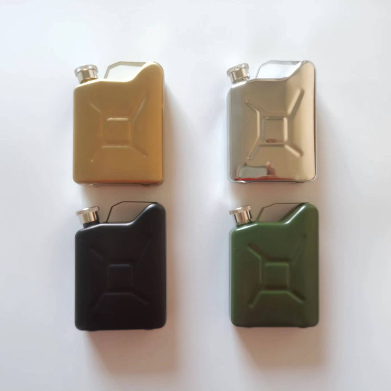 Small 5oz Stainless Steel Hip Flask Oil Bottle Steel Flagon