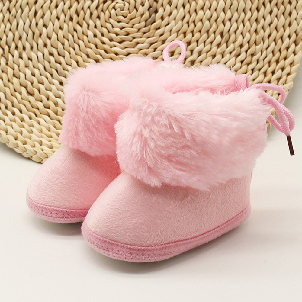 Sweet Baby Meisjes Jongens Zachte Booties Snowboots Winter Baby Peuter Laarzen Warming Bandage Schoenen botas mujer invierno @ 25