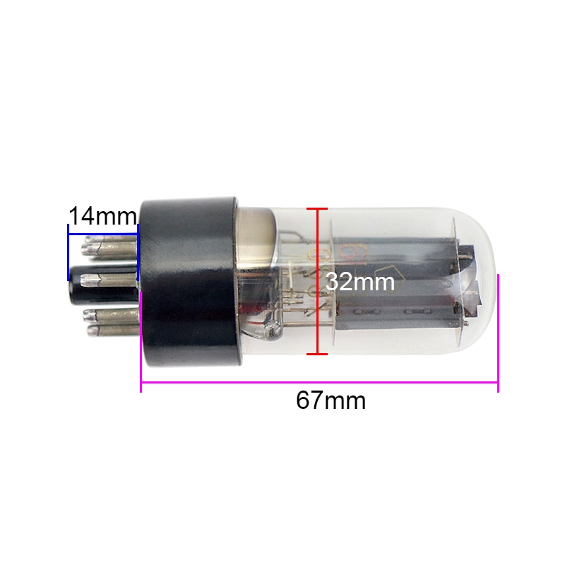 GHXAMP Amplifier Tube 6H8C Vacuum Replaces 6N8P/5692/6SN7/ECC33/CV181 Electronic Pairing Tube For Lifting Bass Valve 2pcs