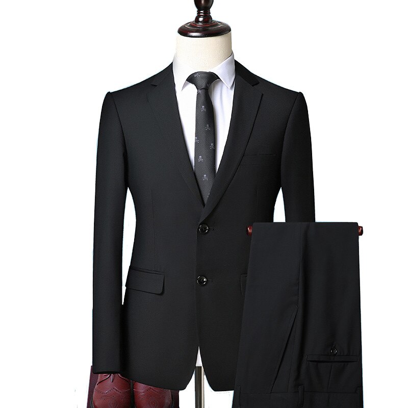 Suit Classic 2 Men's Casual Wedding Suits Men (blazer Pants) Suit 2 Piece Set Formal Man Suit Overalls Spring