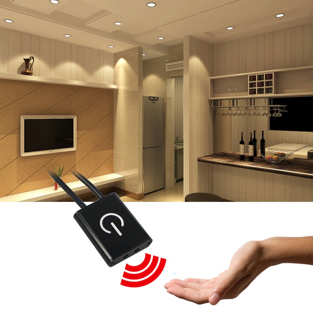 Kebidumei Infrarood Motion Zwaaien IR Sensor Switch Automatische Switcher Sensor door glas voor LED 12V 24V Motion sensor