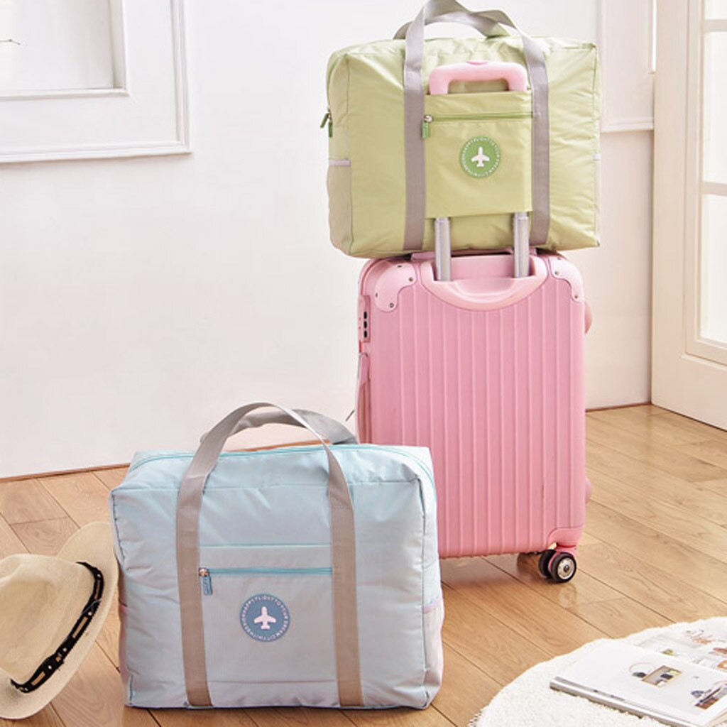 Aelicy Mode Waterdichte Reistas Grote Capaciteit Reis Duffle Vrouwen Nylon Opvouwbare Tas Mannen Bagage Reizen Schoudertas