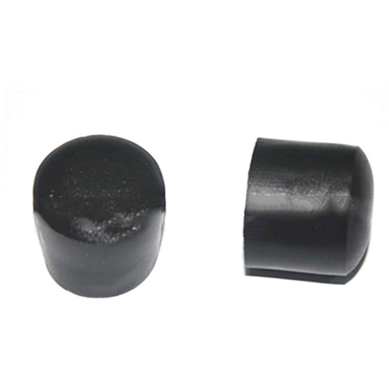 oben 4 teile/satz 19mm Stuhl Bein Kappen PVC Kunststoff Füße Schutz Pads Möbel Tisch Abdeckungen Runde Unterseite Schwarz