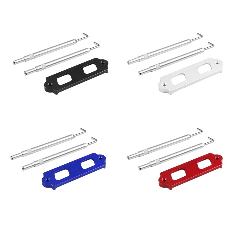 Kit de amarre de batería, barra de sujeción con ganchos de bandeja para Civic/CRX S2000